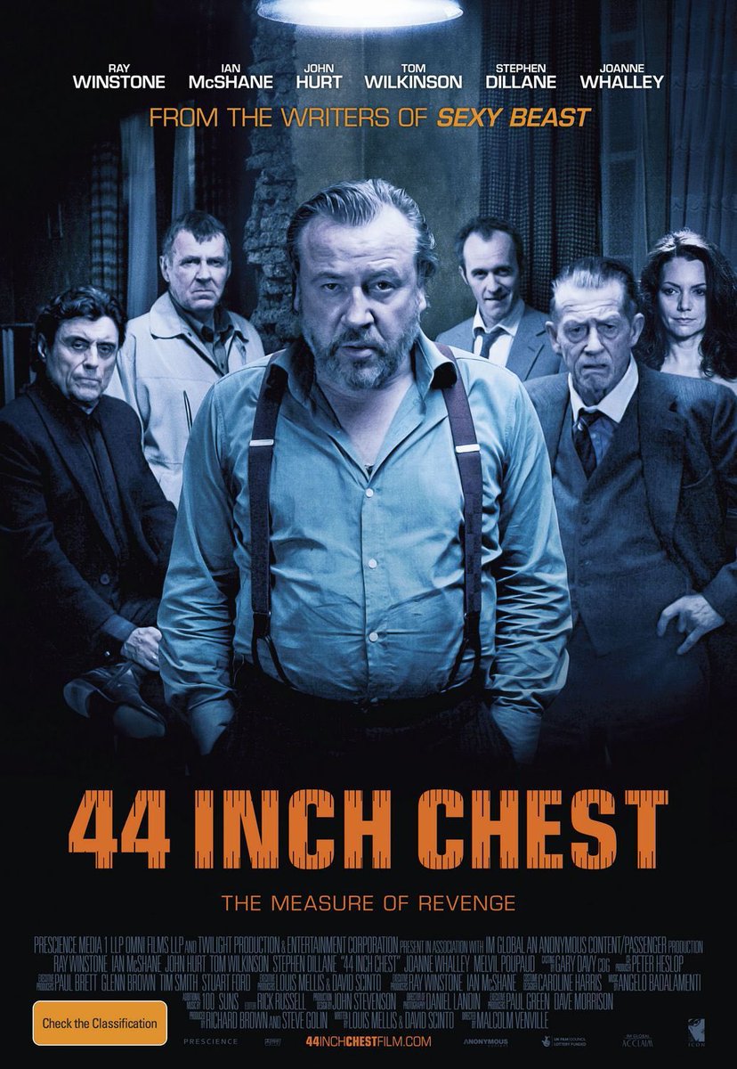 For_Film_Fans's tweet photo. Great movie.

Like a cross between Pinter, Mamet (if he were British) and Jonathan Glazer (it was written by the guys behind ‘Sexy Beast’). 

44 INCH CHEST (2009)

#RayWinstone #IanMcShane #JohnHurt #TomWilkinson #StephenDillane https://t.co/mDi3LdQ7F8