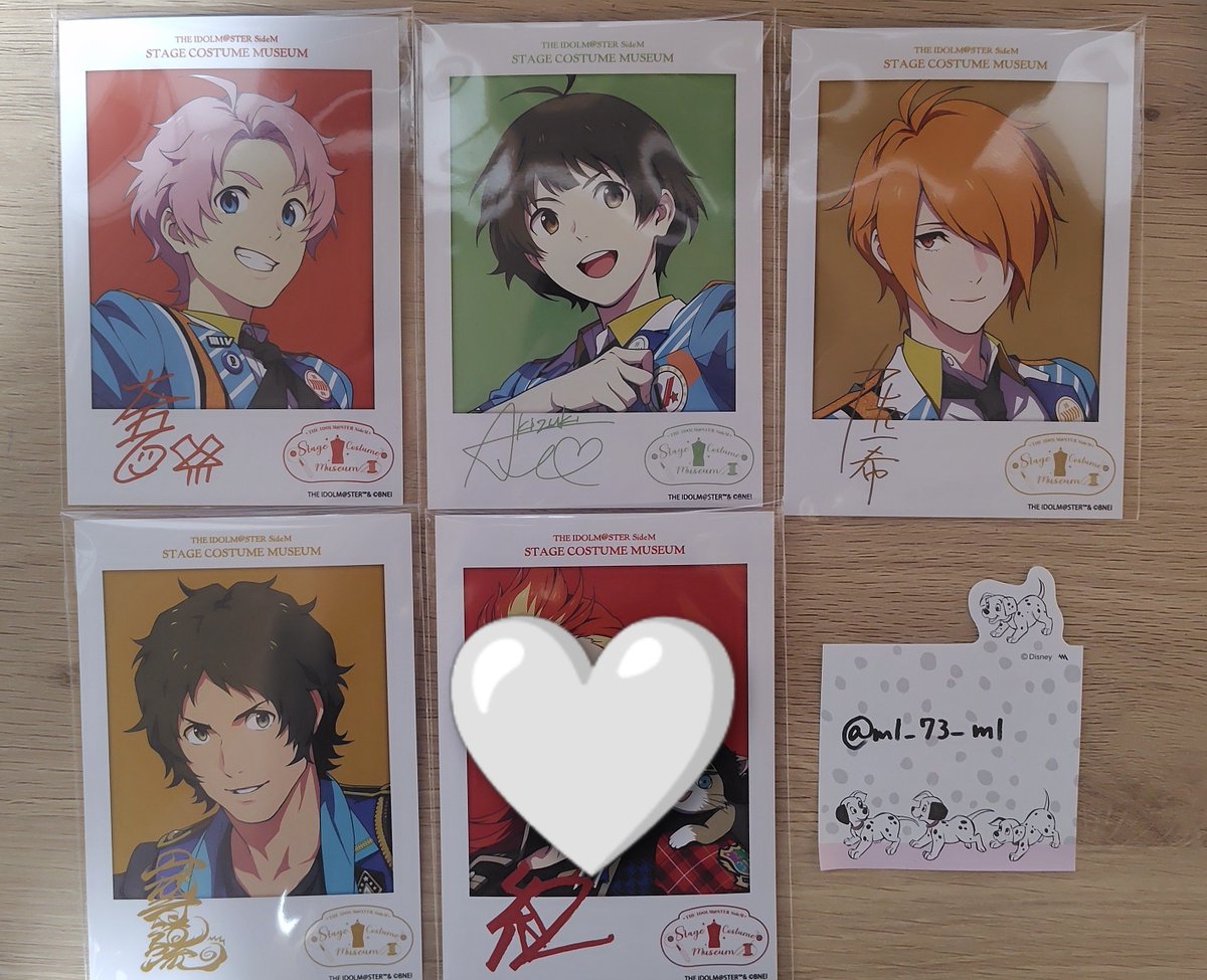 ml_73_ml's tweet photo. @0【交換】SideM 衣装展 ブロマイド

譲) 大吾  涼 一希 道流

求) 道夫 次郎 四季

グループ違いでの交換可能です。
郵送または11th手渡し交換可能です。
検索からもお気軽にお声かけください。 https://t.co/rje8mGgfxf