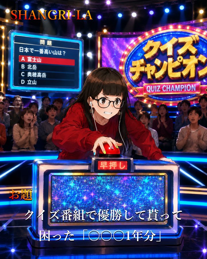 シャングリ・ラ【大喜利】 tweet media