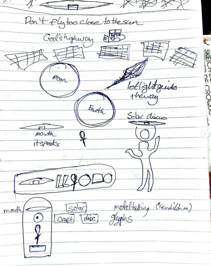 ontologicalreal's tweet photo. @JimPenniston Hi Jim, these notes were created by Emily Trim (Ariel Experiencer) and it is not the first time Rendlesham has appeared in her notes.   I suspect this is the same phenomenon at work and like you it has directly downloaded information to her mind.  She also used binary code and cross cultural languages in her notes.  I wondered if these notes mean anything to you?  I can help provide some clarity on some symbols I have already decoded on the page in private chat.  DM me if you are interested in engaging.