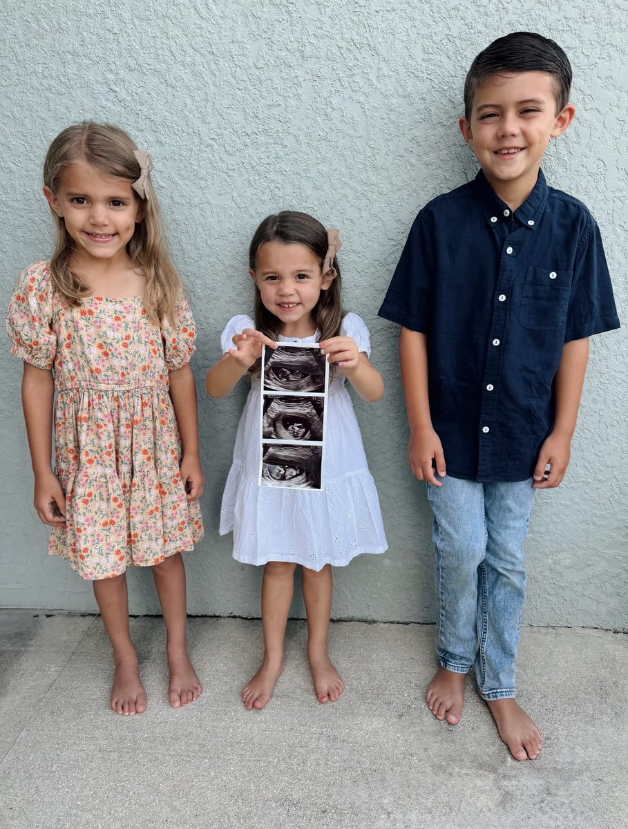 LLefty18_'s tweet photo. Well… the secret is finally out! 🎉 Apparently, our family missed the memo about slowing down because we’re excited to announce that Grandbaby #8 is on the way! ❤️ Bring on the baby snuggles! Congratulations to the happy parents, we’re beyond excited for you!  #GrandbabyNumber8 https://t.co/VPniz5QgbK