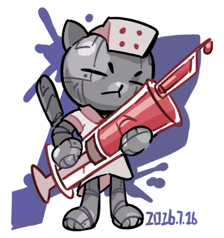 lllllli14's tweet photo. #mewgenics 他头饰很像护士帽不是吗 https://t.co/vmzobpvR2j