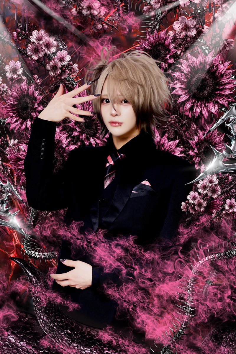 Doku_528's tweet photo. 🌸桜蛇スウ生誕祭  3MAN LIVE🌸
　　　　　　『 地獄 』
✦・┈┈┈┈┈┈┈┈┈┈┈┈┈┈┈・✦

コンセプトアー写 🧠 《魅洛みる @doku_mil 》 https://t.co/xUIod0F8zB
