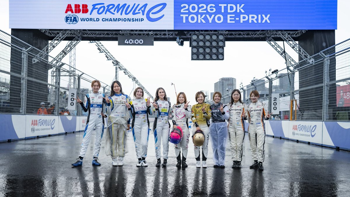 Rami__seven's tweet photo. 【“World Appearance &amp; EV Kart Trial” with KYOJO CUP】
✨FIA Formula e TOKYO E-PRIX 2026✨
Formula eの舞台で今回EVカートを乗らせていただきSCを担当💡貴重な機会に参加出来てとても嬉しいです😊ご協力いただいた皆様ありがとうございました🙇‍♀️
📸→Jihun Kim
#kyojocup #formulae #evkart #toms https://t.co/ZHXxH48fmI