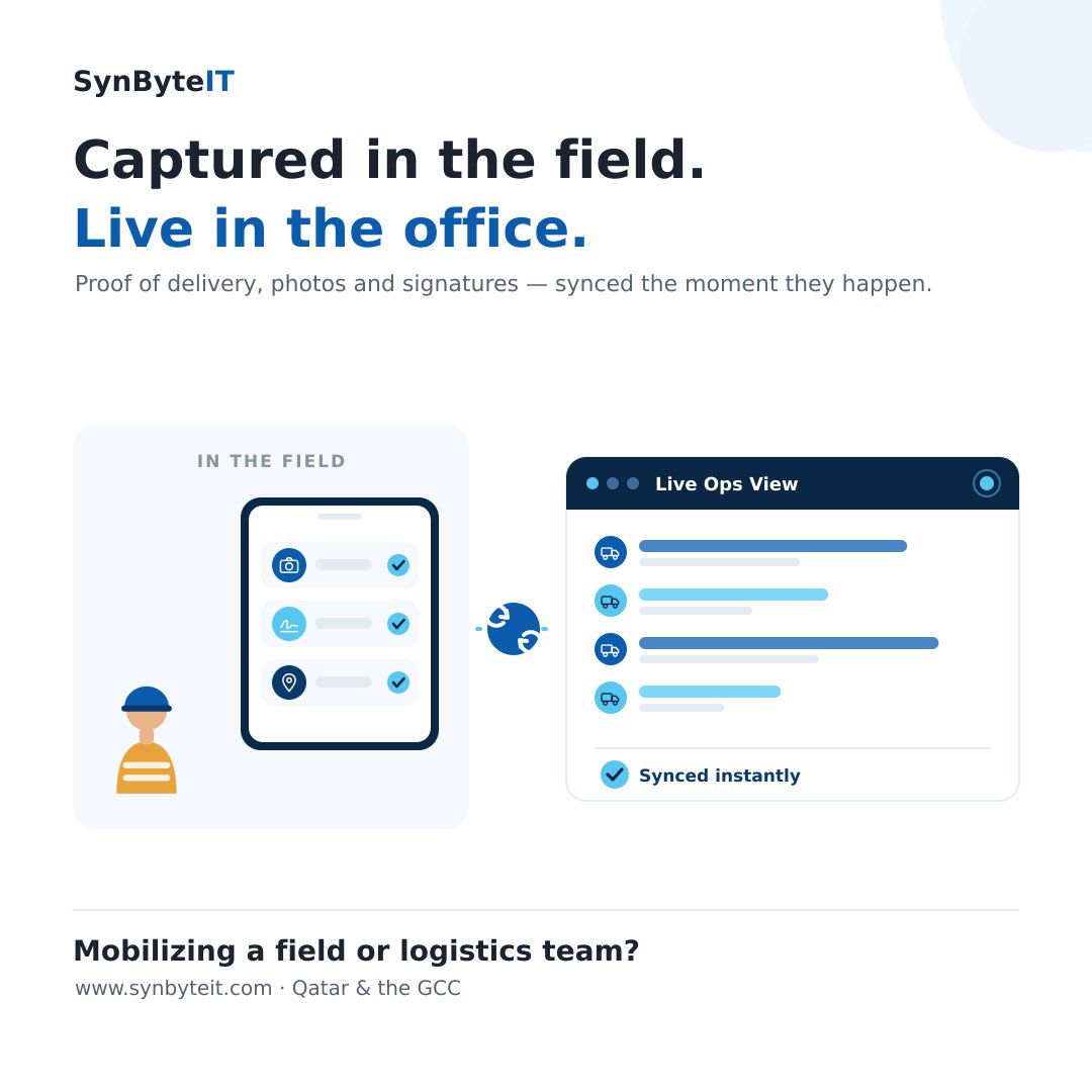 AneeqEngr's tweet photo. Data captured where work happens beats data remembered later. 

#Logistics #FieldService #Mobile https://t.co/CM6qHYQzK9