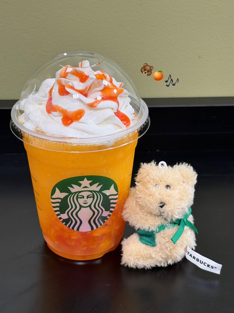 stb_217's tweet photo. ホ���スタで新作🍊🎶いただいてます(𓈒ʚ̴̶̷̷̥ ⩊ ɞ̴̶̷𓈒)🤍オレンジ果肉多くてほぼ🍊味‼️あんまりマンゴー🥭は感じなかったけど、サッパリしてて夏にサイコ〜な1杯👧🏻👍🏻フラぺはまだまだ飲み倒そう🥴🧡ティーもシロップ変えてまた飲みたい🧸💟

#スタバ #スターバックス #Starbucks #kapi_Starbucks https://t.co/4sVm9pkURi