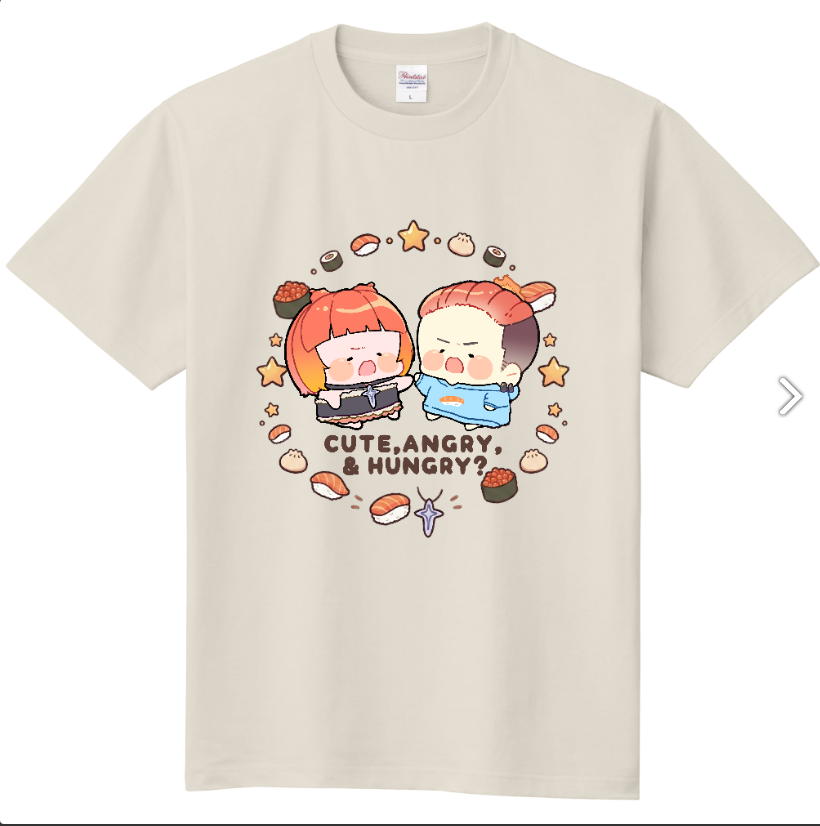aburisaamonnn's tweet photo. 激カワTシャツを作ってしまった https://t.co/bc9VOwJOMZ