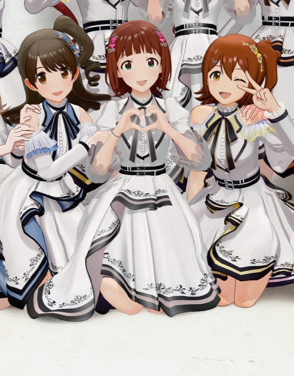 Sio0612's tweet photo. ちょ、おま、これ、このポーズ、アイMUST GO!の、MOIW2015の！？
待て待て待てそんな思い出ボム反則だって！！！！ https://t.co/on2MVFGZCH
