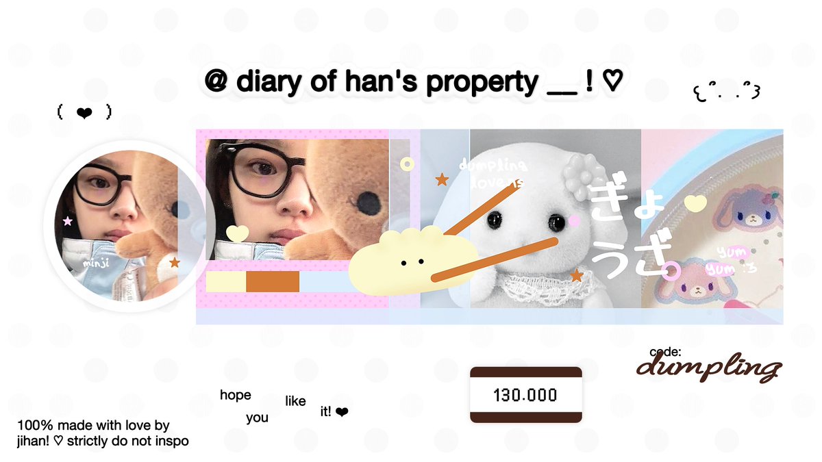 diary__of__han's tweet photo. tolong bantu repostnyaa, terima kasih! 🪽🫶🏻

halo semuanya ;____< ♡ aku punya 4 template layout moodie imut :P dan 1 template set up untuk BA layout dengan harga masing masing tertera pada gambar yang bisa kalian jemput sekarang melalui DM 💗 ayoo jajan! 😬🐈‍⬛🥖🎐🎑

t. #bealanja https://t.co/Es3wbHHyou