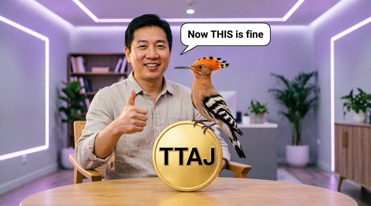 amraniabdou1971's tweet photo. When everything is chaotic but you hold TTAJ:

✅ Stable fees
✅ Fast transactions
✅ Peace of mind

Now THIS is fine! 💜

💎 0x3c12f8829041bf99deaa2965014e01b750f87905 https://t.co/DAkPVBZo5P