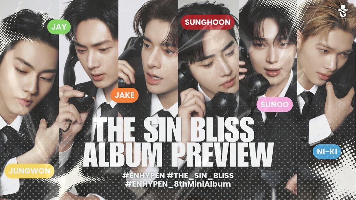jaylandglobal's tweet photo. [#️⃣🎉 THE SIN : BLISS] 260726

From the shadows of 𝘷𝘢𝘯𝘪𝘴𝘩 straight into forbidden 𝘣𝘭𝘪𝘴𝘴. 𝘛𝘏𝘌 𝘚𝘐𝘕 : 𝘉𝘓𝘐𝘚𝘚 isn't just an album, it’s the continuation of the ultimate defiance.

ENGENEs, are you ready to break every rule for them? 🧛

🔗 https://t.co/0srLk6vsBu

THE SIN BLISS ALBUM PREVIEW
#ENHYPEN #THE_SIN_BLISS
#ENHYPEN_8thMiniAlbum