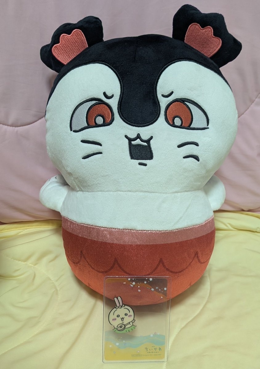 konko_yahaura's tweet photo. 映画ちいかわ プライズも無事GET✊💖
本当はバッグのが欲しかったけど、無かったから😢
でも、ノベルティ一発でうさぎきてくれて✨セイレーンも欲しかったけど、タグ掛けで丁度500円目で取れちゃったから😅撤退した💦
最近使いすぎだしなぁ我慢我慢⁝( `ᾥ´  )⁝ https://t.co/pybn7J1kXq