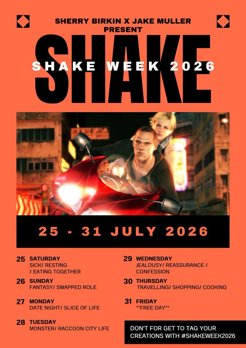 T_rexBio's tweet photo. ขอเชิญชาวเชอร์เจคมาเชคๆ กับอีเวนต์คู่ชิปเจคเชอร์ ได้ที่ #Shakeweek2026 https://t.co/gt0tpO4oYL