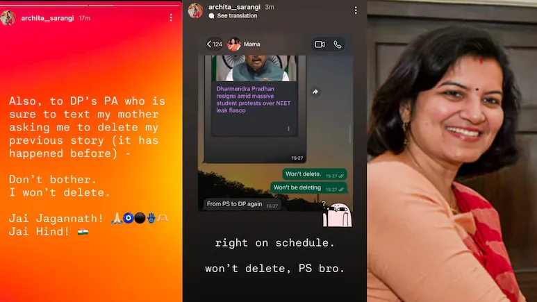 ndtv's tweet photo. "Won't Delete": BJP MP's Daughter's Viral Post On Dharmendra Pradhan
https://t.co/LScpT3gT7G https://t.co/3SEuvf62uq