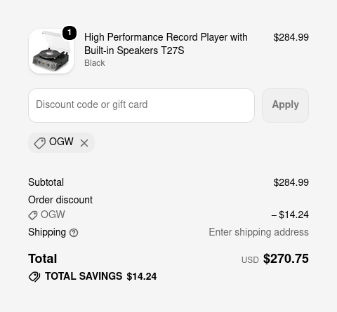 OffGridReprodu1's tweet photo. Excellent #vinyl #recordplayer company , use coupon code: OGW at checkout, image shows discount,, link under the description RetroLife #T27S https://t.co/hKZaQAxMZt