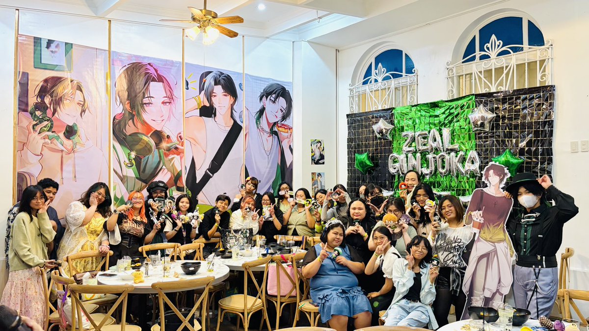 houseoffools's tweet photo. HAAAAAAAAAAAAAAAAAAAPPY BIRTHDAY, OUR DEAREST ZEAL! 🐍💚

Thank you so much to everyone who has come and supported today's birthday celebration for our beloved bartender! ✨

To all our artists, thank you so much for sharing your love and hard work to Zerpents and Zeal! 🥹💚

We hope everyone had fun—see you on the next one!! (🎫🙊)

💚🐍💚

Disclaimer: This is a non-profit event and is not in any way affiliated with Anycolor Inc., the NIJISANJI project, and NIJISANJI EN's Zeal Ginjoka.

#ZNextDoor #ZealGinjokaCSE #ZNextDoorCSE