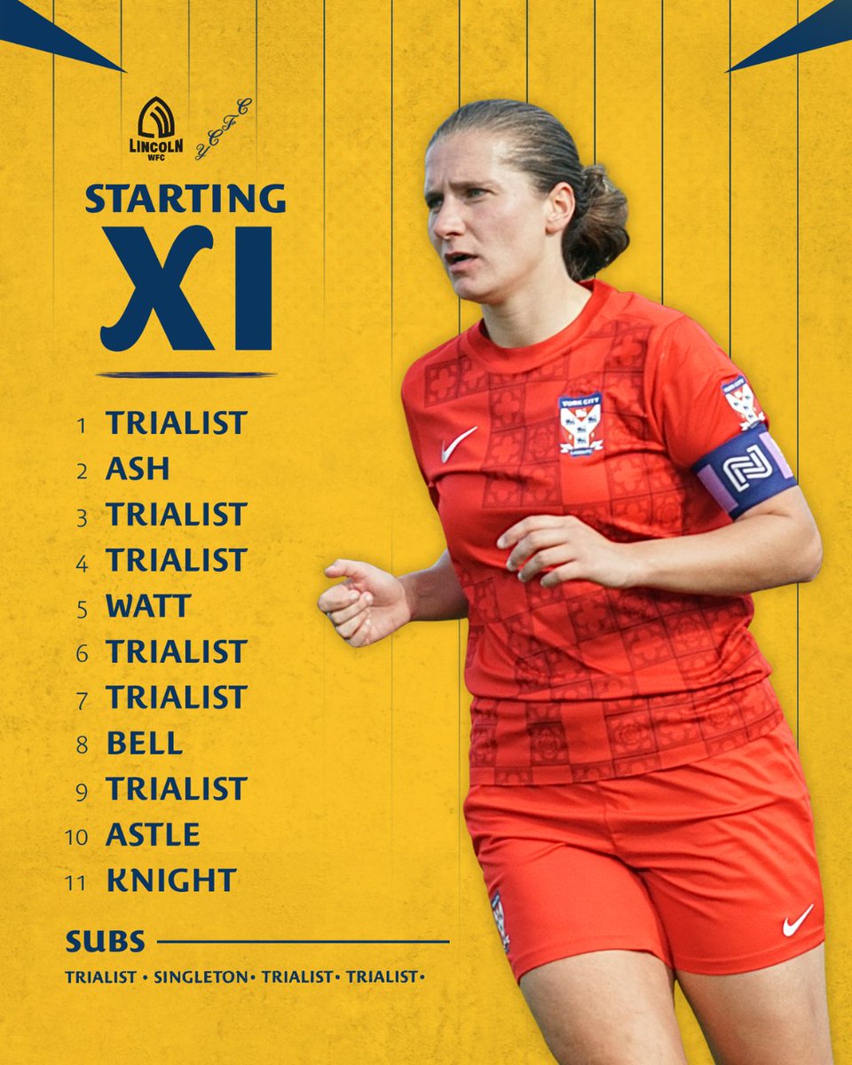 YorkCityLFC's tweet photo. How we line up in our first preseason game 👊

#YCLFC #MinaterBelles https://t.co/srsMF8Mb2o