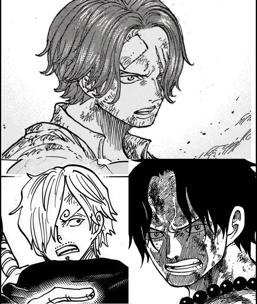 REDHAllRED's tweet photo. #ONEPIECE1189 
these guys randomly having a mog off https://t.co/kczulNj2yW