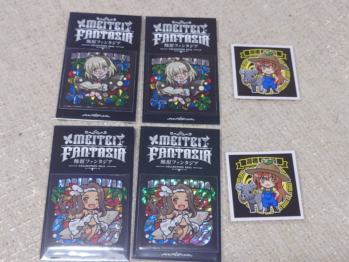 今日運営さんから新作のシールが届きました✨ #ラーメン組っ #高橋わな