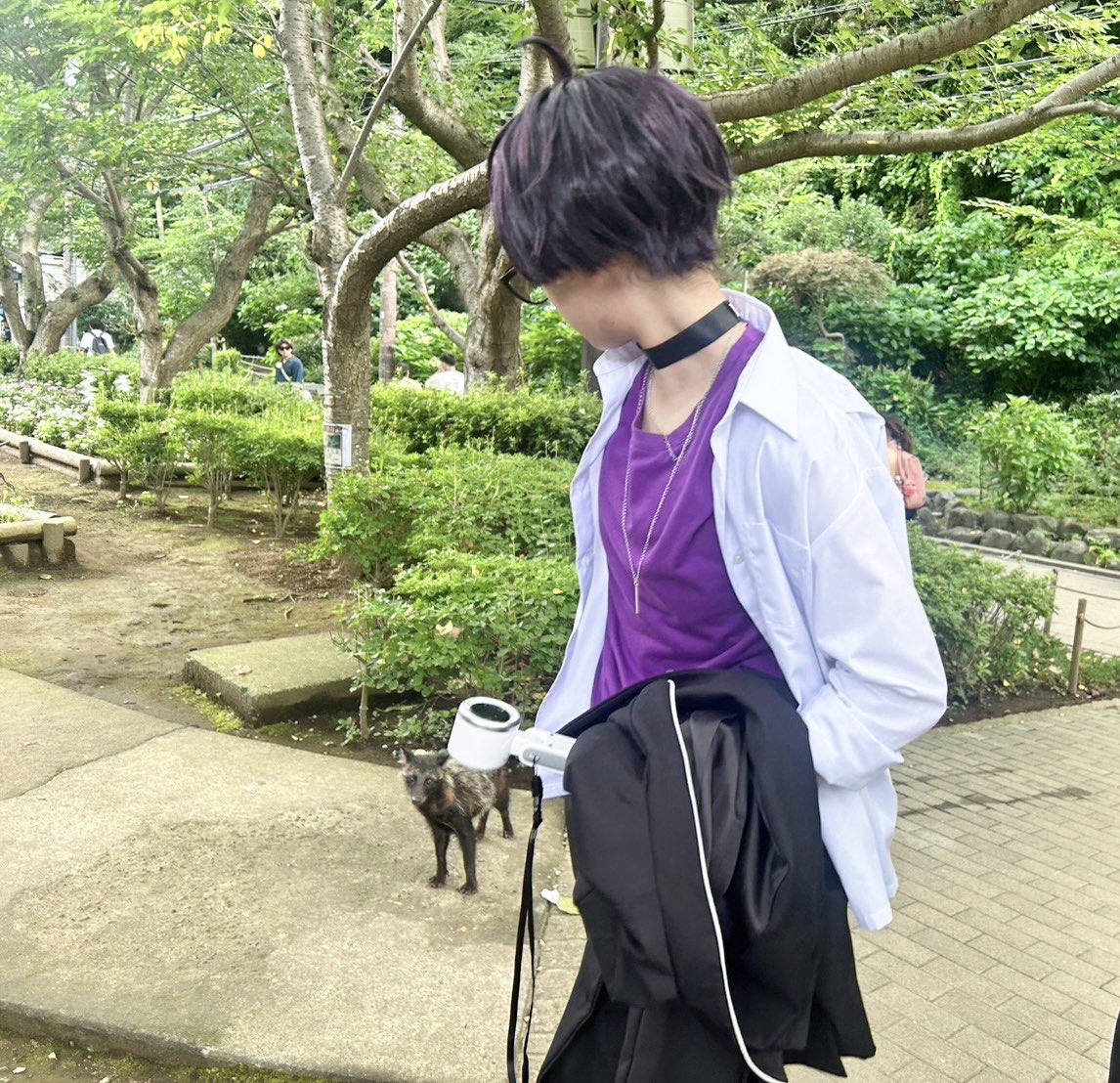 Reu5dx9p's tweet photo. 初コス！！
好奇心旺盛な佐伯イッテツ🔰
⚠️放オリですが暑すぎて学ラン脱いでます、テーピング見えてるかも？？

#江ノ島コスプレ祭
#えのこす https://t.co/1hK1TIguw9
