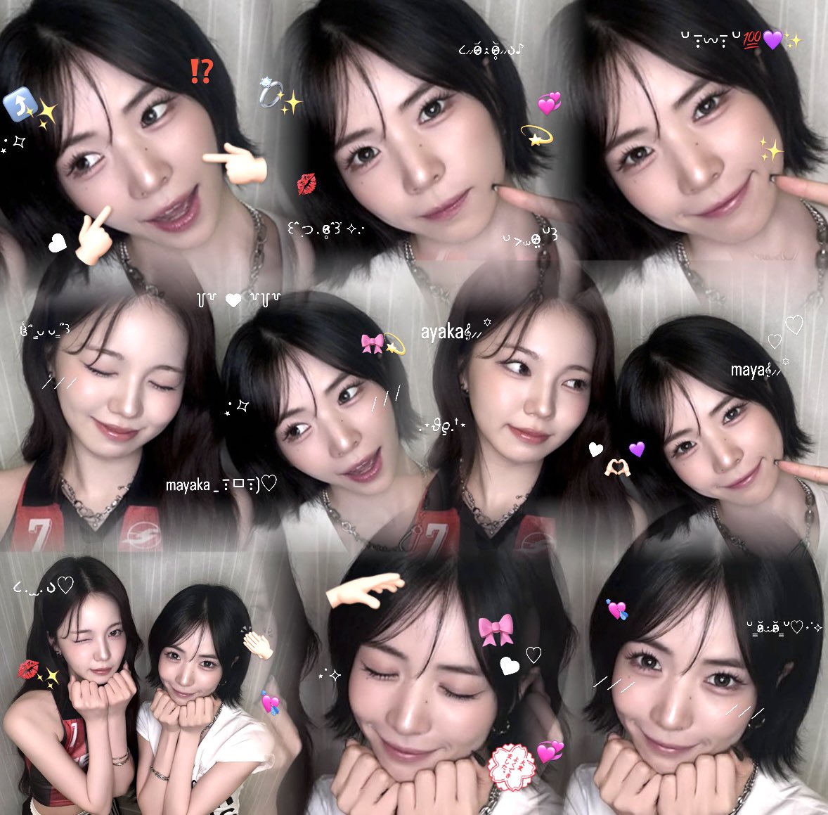 puuuuu_maya's tweet photo. mayaka ~ ᐡ >⩊o̴̶̷̤ ᐡ꒱💜🤍⋆˙⟡

#MAYA_bubble #AYAKA_bubble 
#NiziU #WithUさんと繋がりたい https://t.co/iKjTV9Z2eI