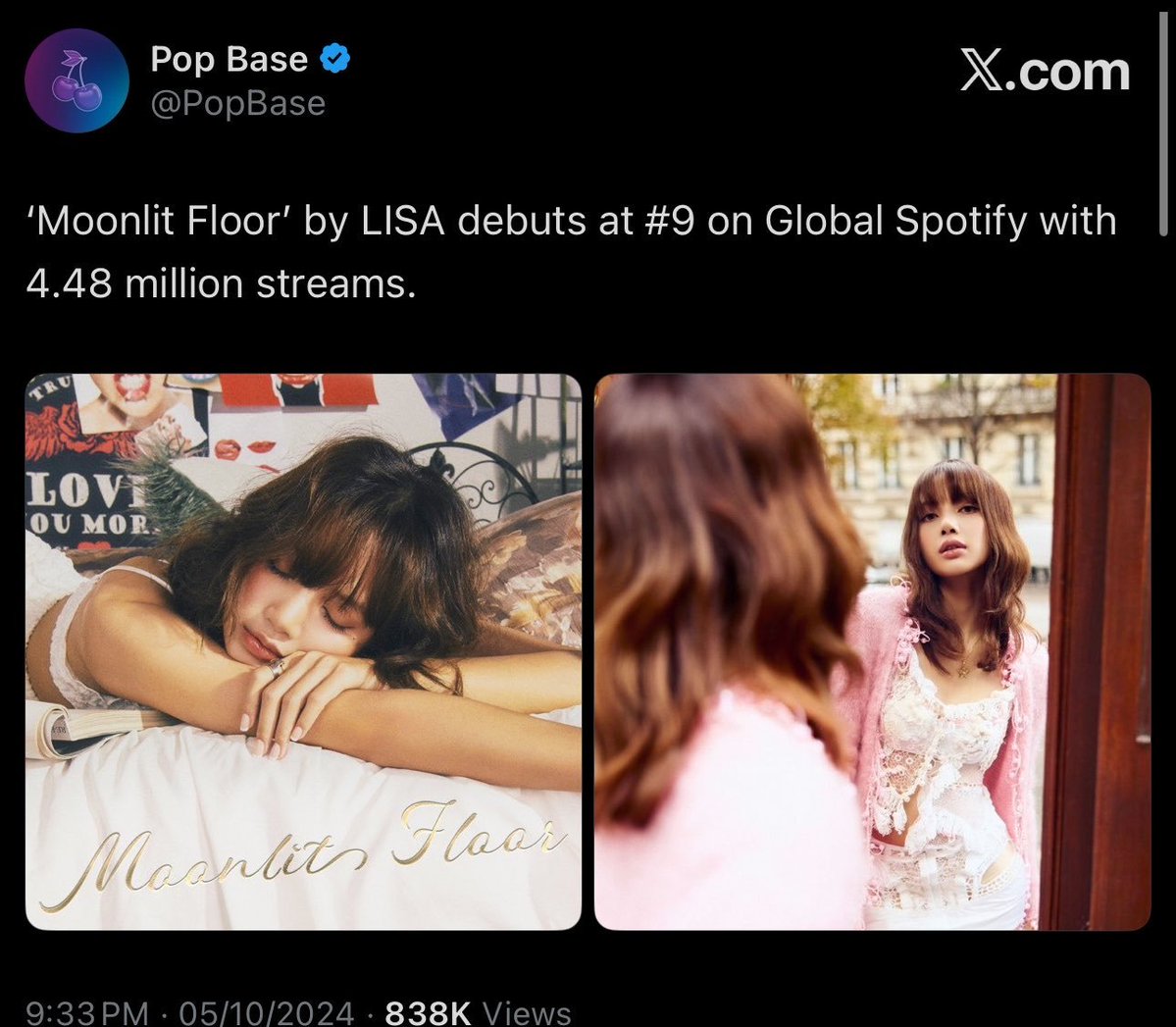 mygirllyy's tweet photo. เพลงที่ร้องในงานเฟสติวัลก่อนปล่อย เพลงที่ไม่มีเอ็มวี มีแค่ audio นิ่งๆ เพลงที่โดนเฮทเทรนไร้สาระ แต่เดบิ้วที่9 กับยอด 4ล้านกว่า เป็นไปได้ไงแต่เป็นไปแล้ว ส่วนปัจจุบันยอดสตรีม 433M ยูทูป performance video 105M ได้รับรอง certified gold ติดชาร์ตวิทยุเมกาฉ่ำๆ ถูกใจพวกสาย radio มาก era ใหม่อยากได้ยอดเริ่ดๆอีก ก็มาช่วยกันอีกรอบ อยากโดนล้อว่าบอทไทยอีก (แบบที่ติ่งไทยก็อยากได้) จุดเริ่มต้นสถิติหลายๆอย่างติ่งเดนตายมีส่วนมาก ถ้าอยากมีอะไรไว้คุยแบบคนเริ่ดๆเพิ่มอีก จุดนี้สำคัญมาก เริ่มสตรีมได้ตั้งแต่ตอนนี้เลย ไม่ต้องรอใคร