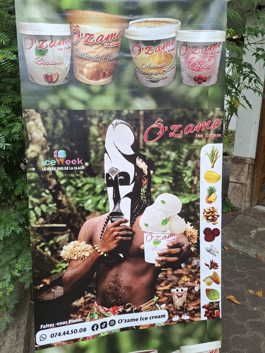 jeanfrancis's tweet photo. Ce dimanche petit passage au musée national des Arts, Rites et Traditions du Gabon pour l’evenement IceWeek , suis venu juste pour les glaces #MadeInGabon surtout la glace au Safout https://t.co/IVYOj5tfQt