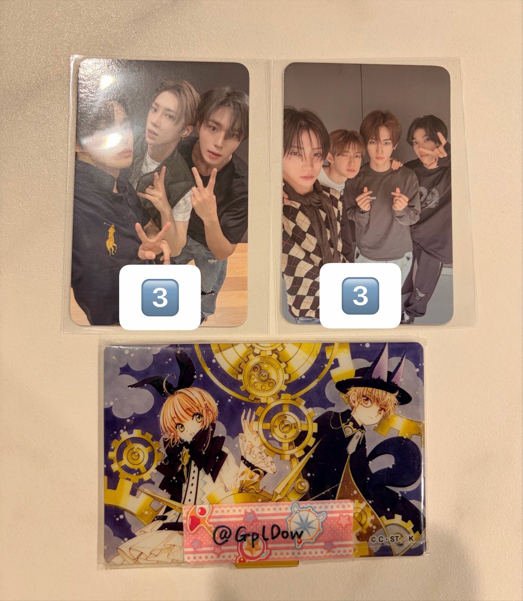 GplDow's tweet photo. ALD1 くじ トレカ 交換
ALPHA DRIVE ONE

譲：画像　ユニットトレカ2種*3セット
求：サンヒョン猫>過去異種リオ、サンウォン

※新規ファンのため、異種なんでも検討します。
サンヒョンは2:1🆗

郵送のみ。
お気軽にお声掛けください。 https://t.co/27fL8v5ZAX