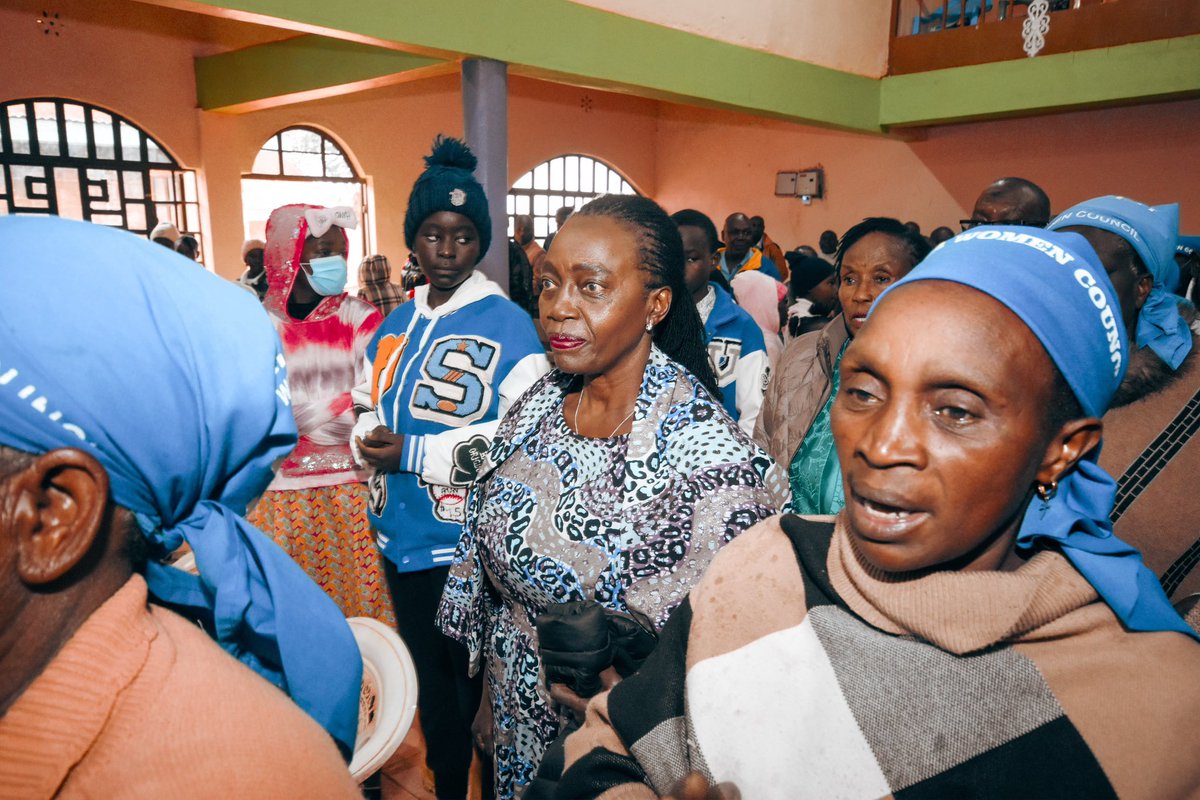 MarthaKarua's tweet photo. While worshipping with the Women Council at AIPCA Kathangariri in Embu today, I reaffirmed the principle that government must work for the people.

Kenyans pay their taxes with the expectation they will receive quality healthcare, quality education, and essential public services. 

In Embu, tea farmers continue to shoulder a heavier tax burden, yet many still struggle to see the value of those contributions reflected in their daily lives.

As President, my priority will be to restore public trust by ensuring that every shilling collected serves the people.