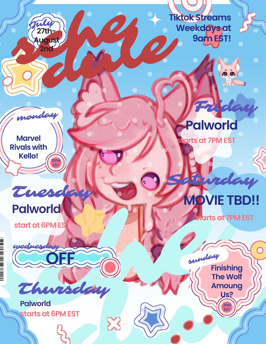 majestyrulz's tweet photo. Plans for the week!! 🎉🐾🦊💜 https://t.co/OWcvlDz5XI