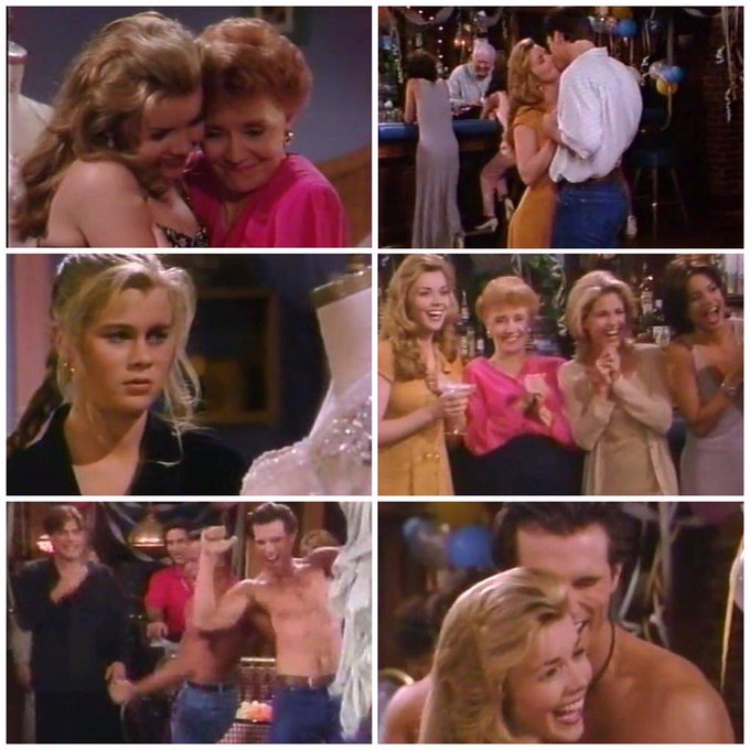 Daysofour_Lives's tweet photo. #OnThisDay in 1995, as Austin and Carrie celebrated the night before their wedding, Sami returned to Salem #Caustin #ClassicDays #Days #DaysofourLives https://t.co/N8vzaCcaDF