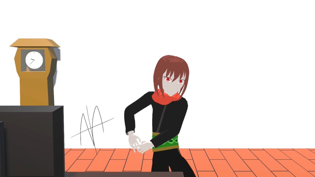 Assama_VTuber's tweet photo. 短かったですが15周年記念＆3D配信ありがとうございました

画像はAssassin†Absoluteのポーズです https://t.co/RtXsytoUX8