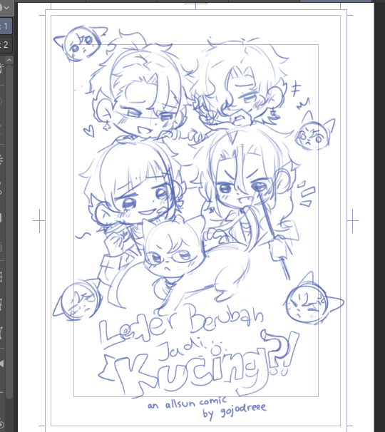 gojodreee's tweet photo. Sneak peek cover doujin #allsun πππ https://t.co/KXjojq9Hck