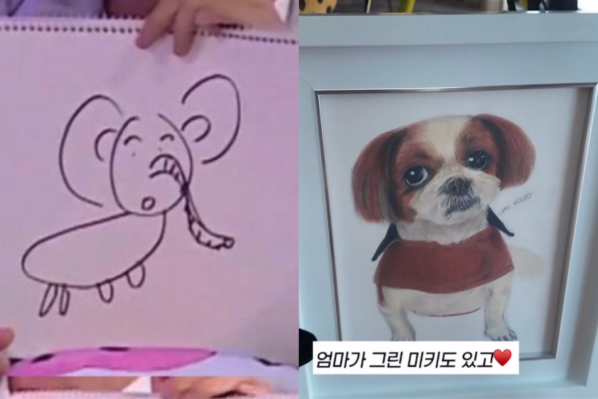 _mang218's tweet photo. 호석이 그림                         어머님이 그리신 그림 https://t.co/vaXE0JYFWh