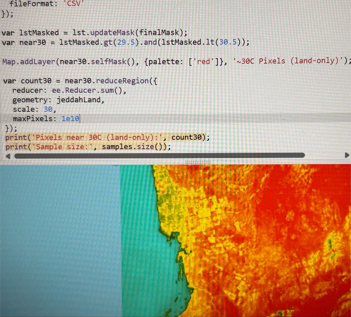 nelmkt's tweet photo. Combining GEE remote sensing and ML in Python to build my latest framework 📡🐍 https://t.co/q7Ww2y1DKH
