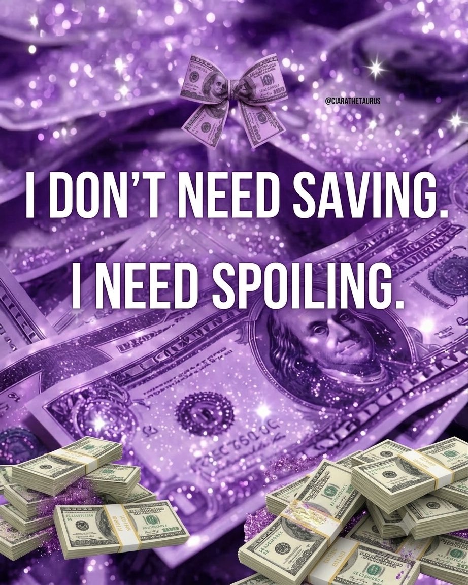 AspiringGyal's tweet photo. ✨ I don’t need a hero… I need a sugar daddy with good taste and unlimited funds 💸💜
Just sit pretty, look expensive, and let them spoil me rotten 💅🌸 https://t.co/tQfYyHnLzI