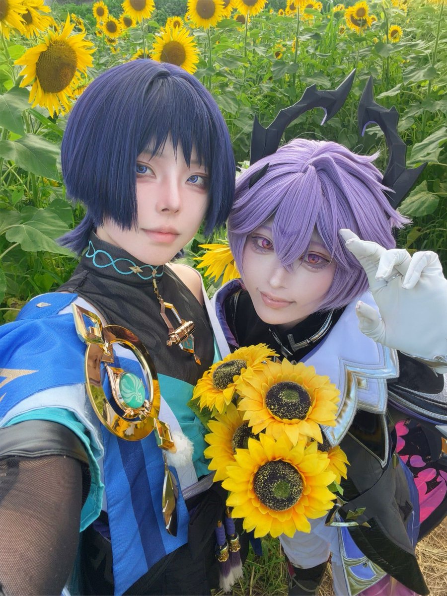 0709_ina's tweet photo. ドゥリンと灼熱☆ひまわり撮影🌻 https://t.co/3fpVQdHAEK