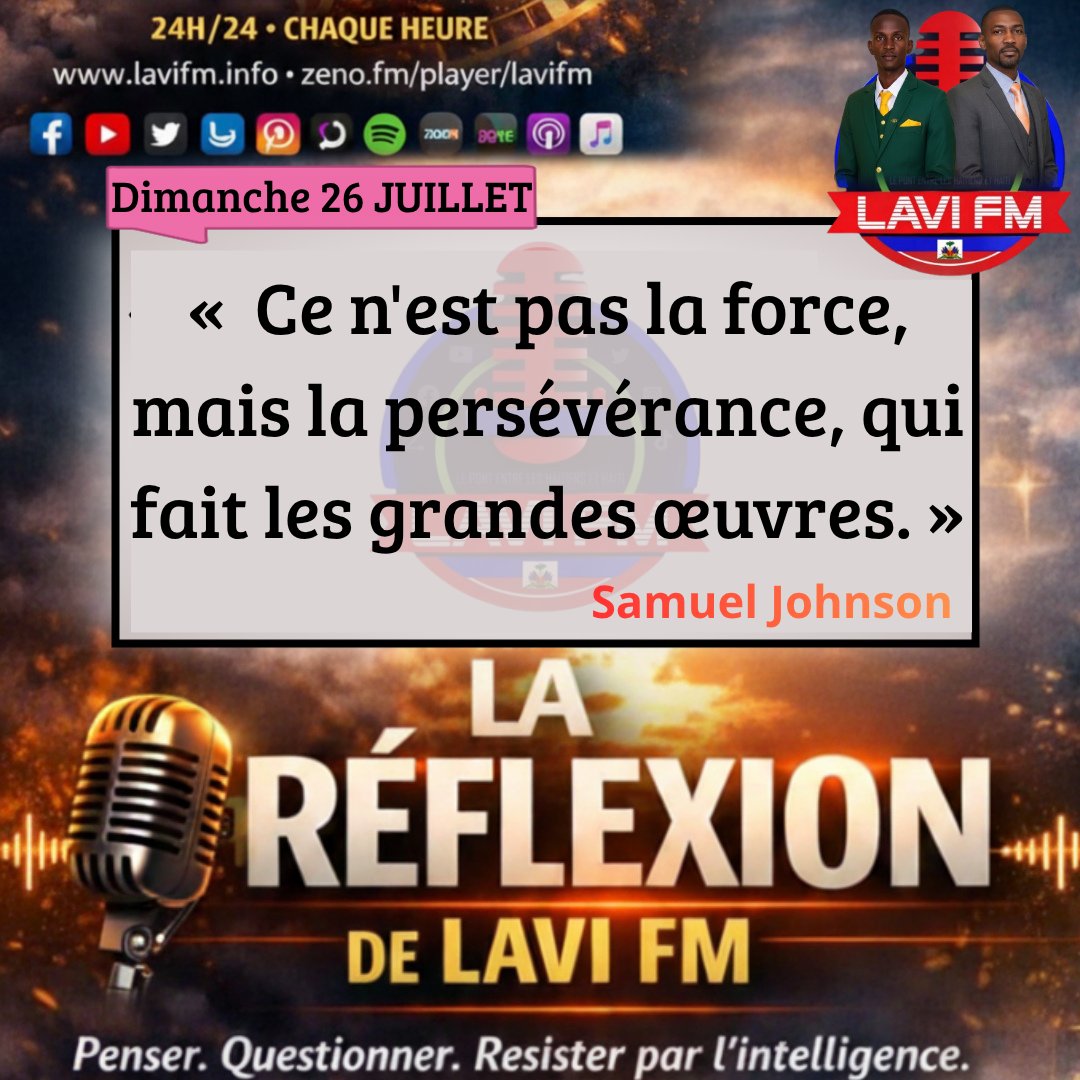 lavifm's tweet photo. LA RÉFLEXION DE LAVI FM https://t.co/QXRf5qeKtA