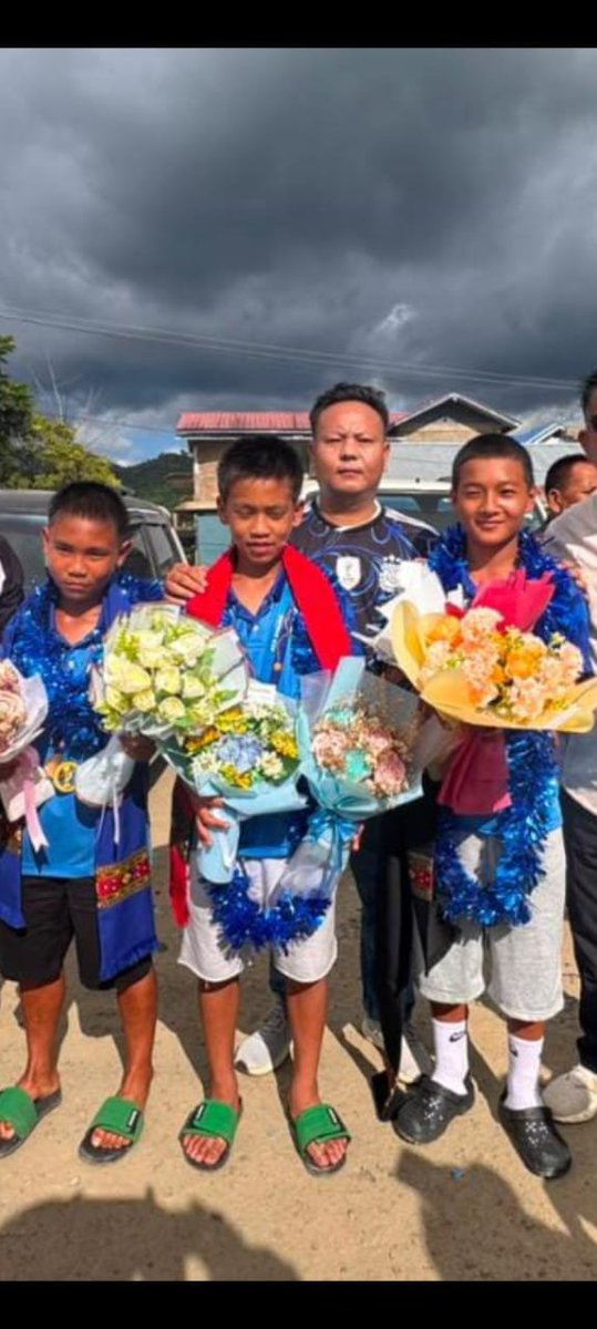 DynastyDoungel's tweet photo. WELCOME HOME, CHAMPIONS! 

A grand reception was organized to felicitate three talented Kuki footballers from *Minerva Academy FC* for their historic achievements in winning the Under-12 Gothia Cup and Helsinki Cup 2026.

The honorees are:  
1. Lalvanghao Haokip, S. Saisijang Village  
2. Thangsanglen Kipgen, Pangjang Village  
3. Seiminsang Khongsai, Lhungtin Village  

The event was organized by The Kuki Students Organisation, Sadar Hills to recognize their contribution to sports and to inspire the youth of the community, state and country.  

@Kuki_Inpi @KSO_Saikul @KSOGHQ @THE_RanjitBajaj @minervapunjabfc @TheKhelIndia @PoknaphamNews @meiteiheritage @TheSangaiExpres @NBirenSingh