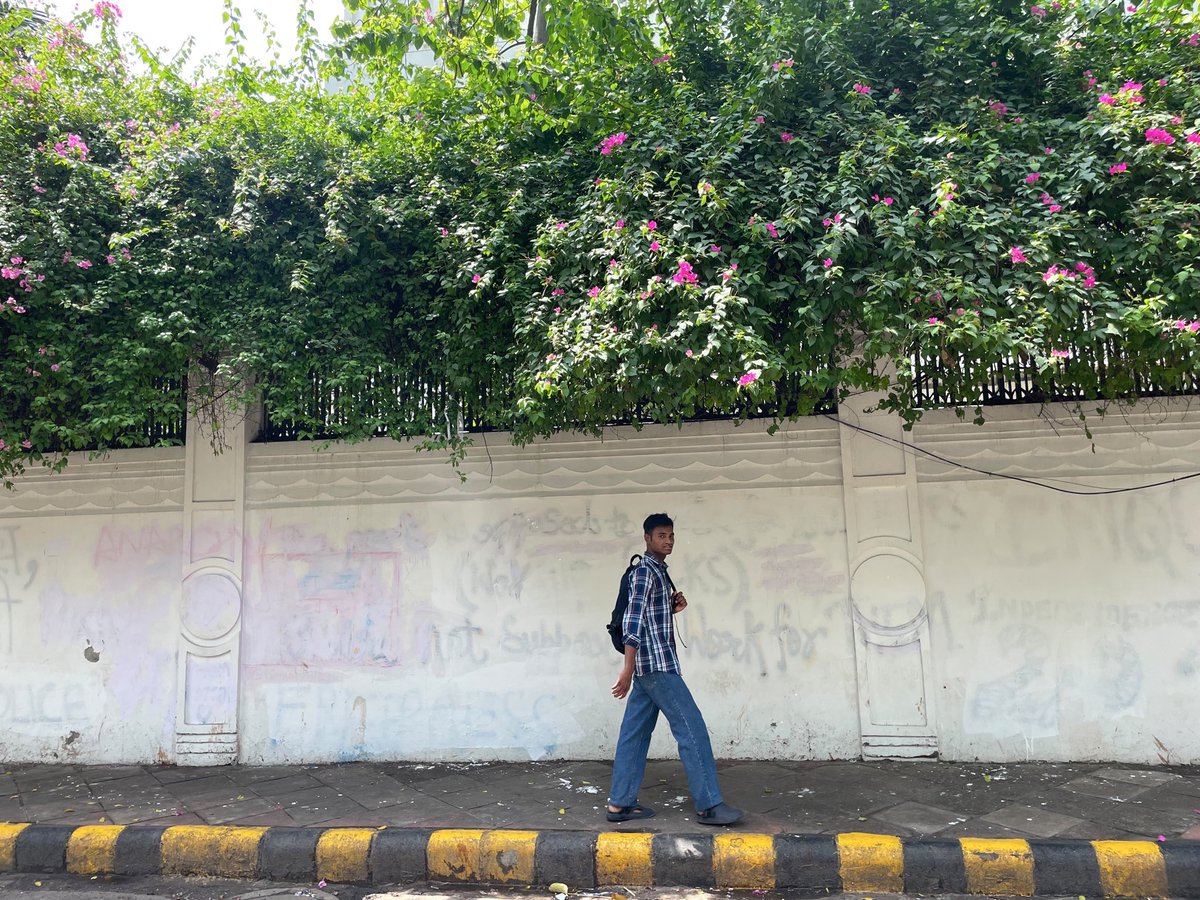 somyalakhani's tweet photo. Jantar Mantar, the next morning. All that protest graffiti — gone. 

📷: @gargiiishukla 

#JantarMantar https://t.co/WjPznZH0qH