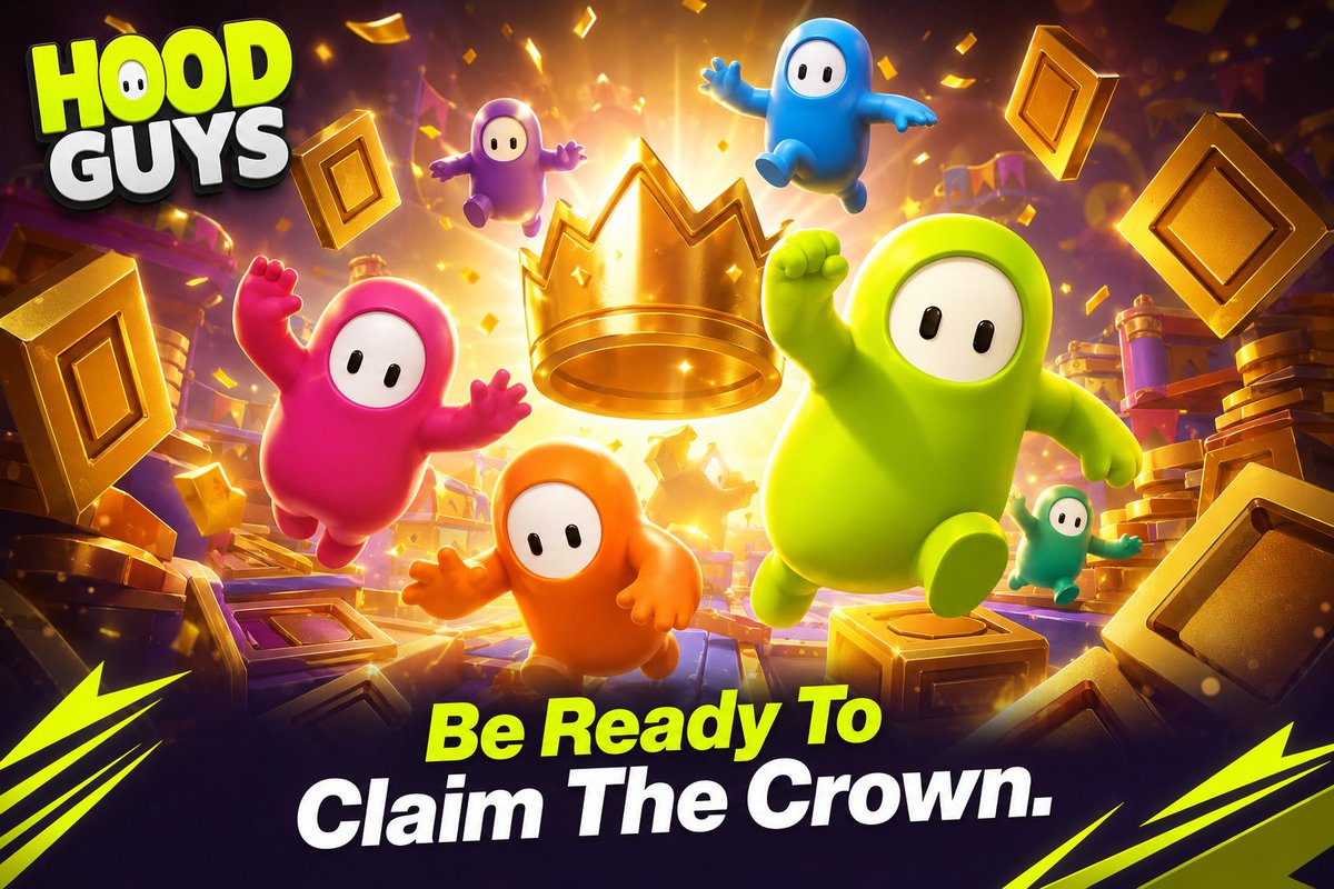 TryHoodGuys's tweet photo. One crown.
One winner.
Everyone else gets eliminated.
Hood Guys brings the chaos of party games to Robinhood Chain. Every round is a fight to stay in the game.

Be Ready To Claim The Crown. https://t.co/WGhlzP7qFl