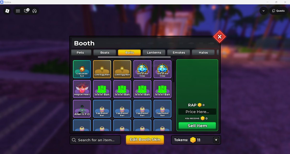 joscholess's tweet photo. wts boat, bait, halo, lantern https://t.co/wCGh924r9W
