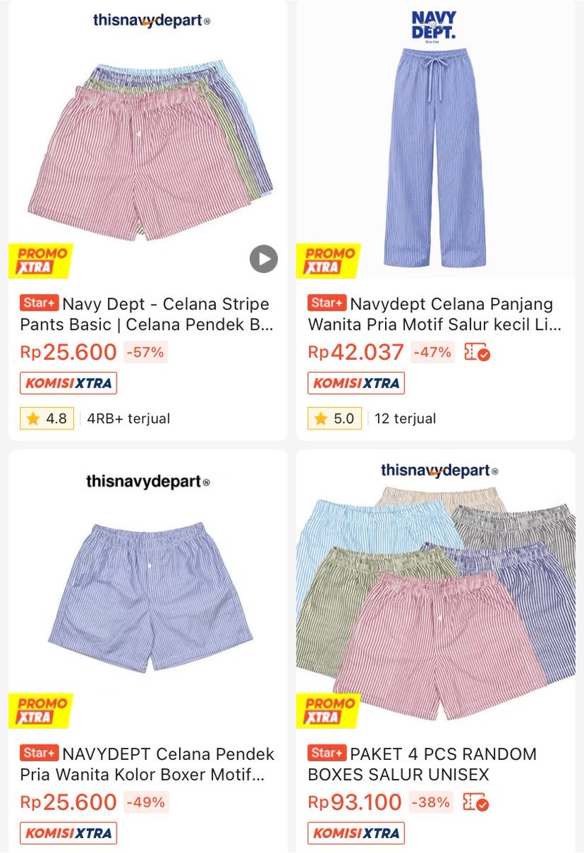 aquaryzn's tweet photo. ini konsep penjualnya emang sedekah kah? masa jualan celana sebagus ini cuma 20 ribuan😭😭 https://t.co/hKfNzmz3jE