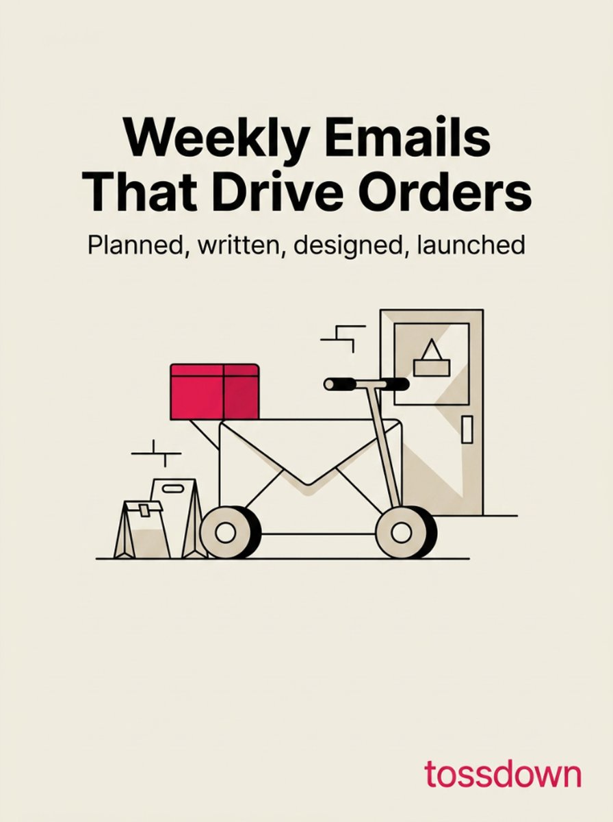 tossdown's tweet photo. Boost your sales with expertly crafted weekly emails that make orders roll in effortlessly https://t.co/E3cVqpYMOR