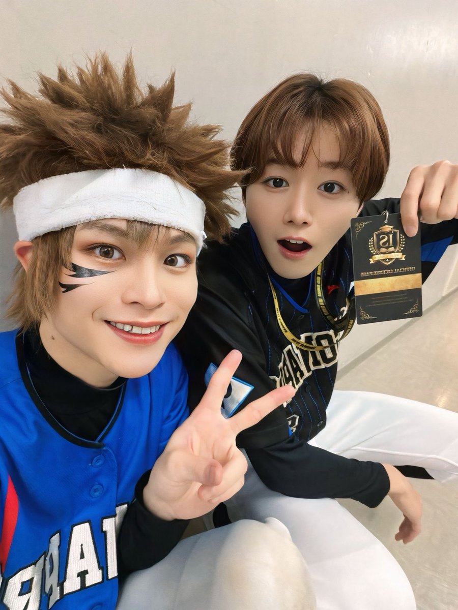 yuki__ikawa's tweet photo. #アイディールセミナー 
2日目ありがとうございました！！

明日が最終日。
最後まで"熱血野球太郎"の勇姿をお楽しみください！

しおーん、と、たーいっちさんと！ https://t.co/KWvBFeEiXZ