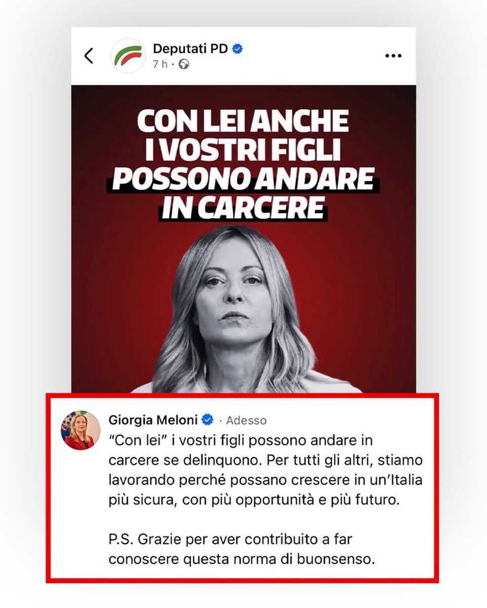 ColucciniA's tweet photo. Come fanno a sinistra a ragionare così? Minorenni e famiglie x bene non hanno niente da temere, anzi saranno + tutelati, come è giusto che sia. 
Per risolvere il problema attuale e concreto temo ce ne passi, ma la sinistra si posiziona dalla parte sbagliata di chi delinque https://t.co/07gvvyQTDP