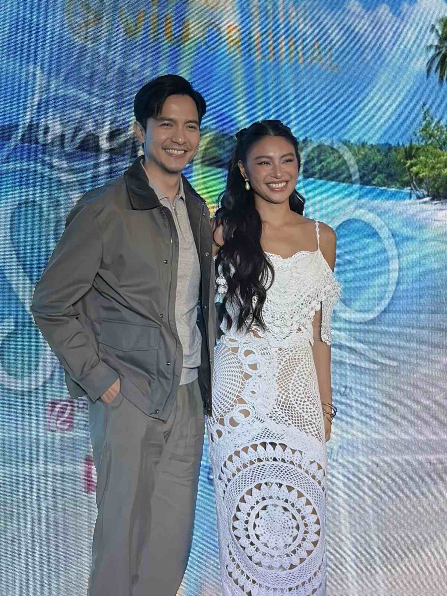 PhilippineStar's tweet photo. ALDEN X NADINE CHEMISTRY 😍

Nadine Lustre, Alden Richards, and the rest of the cast attended the special midseason screening event for the Viu Original series “Love, Siargao" on Sunday. | via @charmiepagulong https://t.co/556SldUA3N