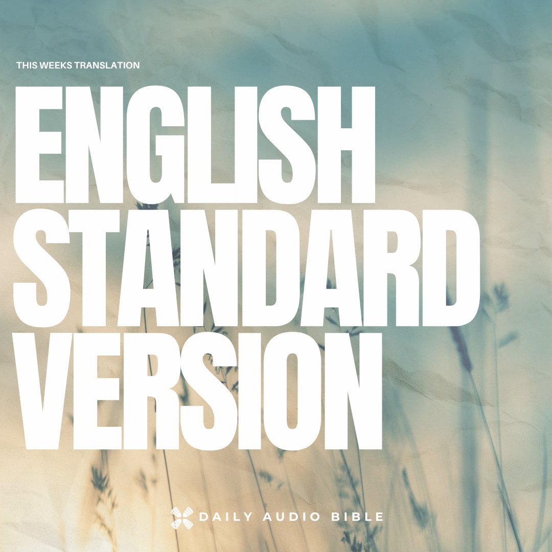 DailyAudioBible's tweet photo. This week, we’ll be reading from the English Standard Version 📖

As this week unfolds, take time to slow down and listen.

Tune in and let Scripture steady your steps ✨

#DailyAudioBible #DABCommunity #DABFamily #BibleInAYear #ScriptureDaily #GodsWord #BibleReading #WordOfGod #FaithJourney #RootedInTruth