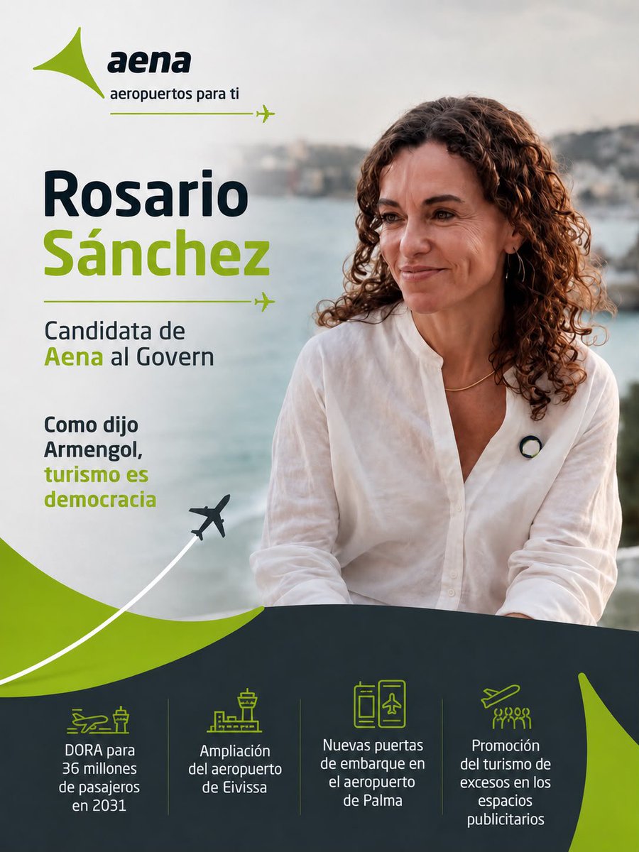 NNGGBalears's tweet photo. Al final, la candidata d’Aena aprofitarà la manifestació per presentar el seu programa? https://t.co/M3iiFLDcMI