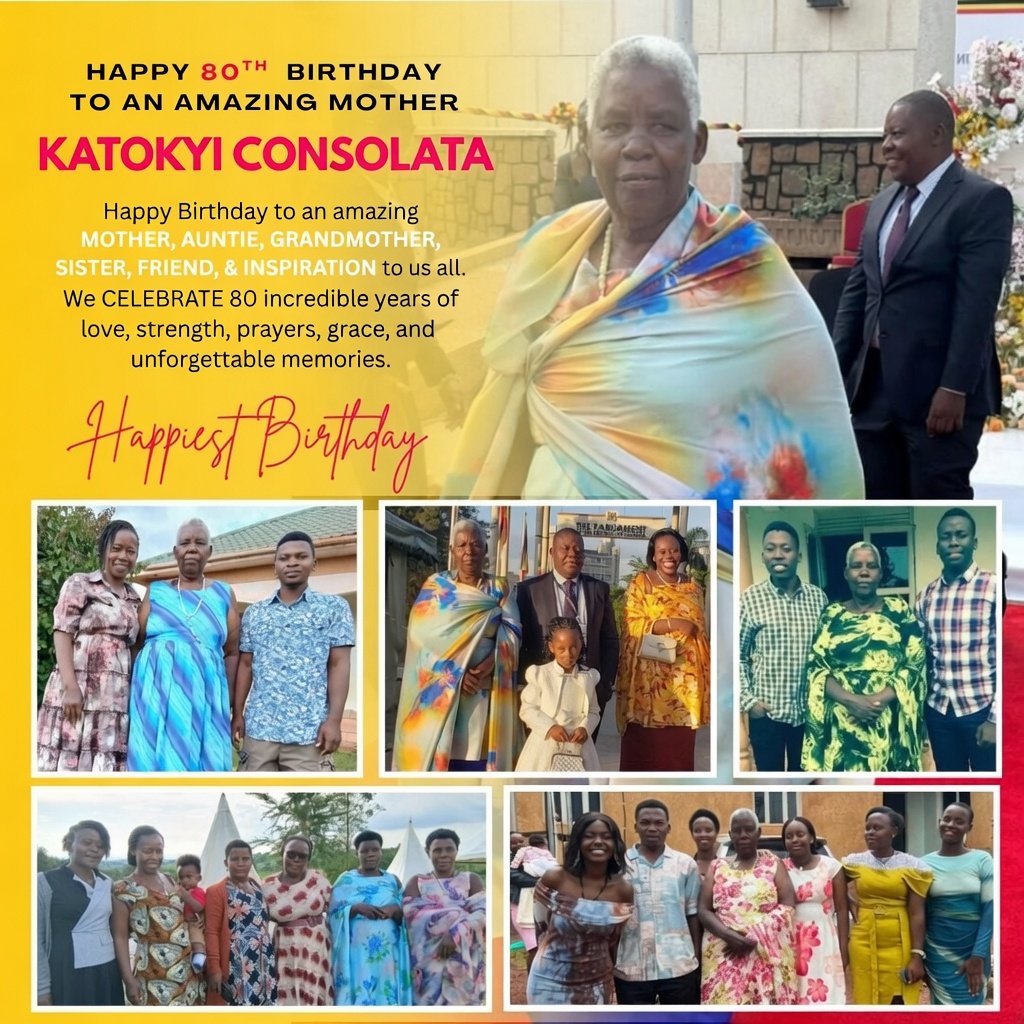 Hon_Ngabirano_C's tweet photo. Happy 80th Birthday to my dear mother. 🎉.

May the years ahead be filled with strength, celebrations, joy and good health. https://t.co/WMJpzj3XMK